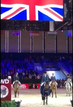 Claudia Moore wins the Pony Jumping Trophy Grand Prix in Lyon